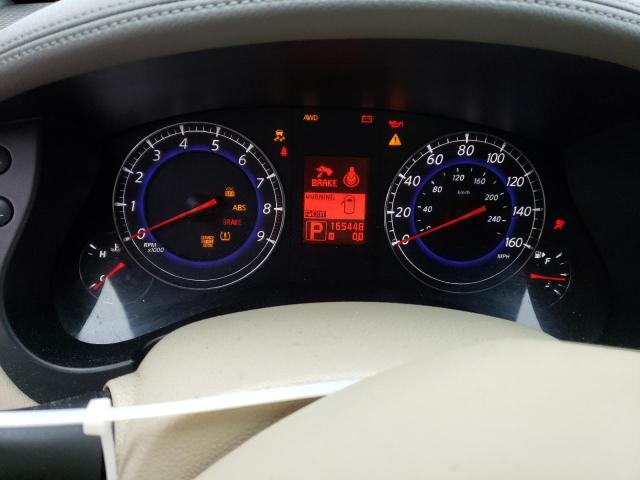 JN1AJ0HR7AM757284 - 2010 INFINITI EX35 BASE Burgund zdjęcie 9