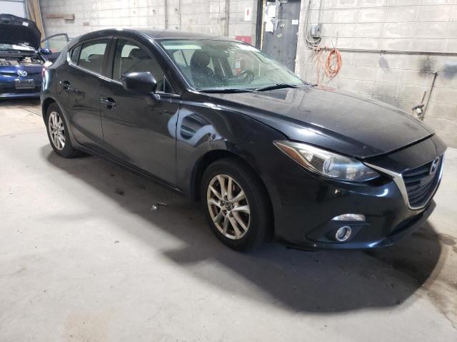 JM1BM1M79E1132637 - 2014 MAZDA 3 GRAND TOURING أسود صورة 4