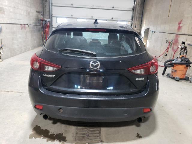JM1BM1M79E1132637 - 2014 MAZDA 3 GRAND TOURING أسود صورة 6