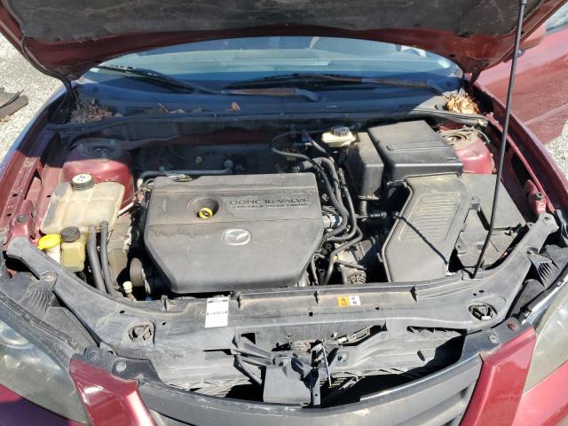 JM1BK323361476225 - 2006 MAZDA 3 S Бордовий фото 11