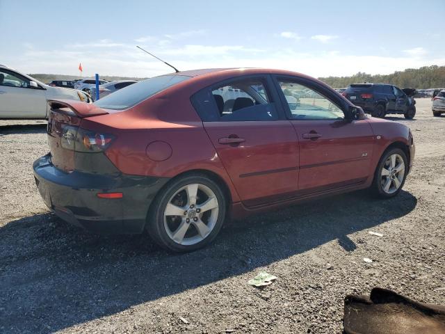 JM1BK323361476225 - 2006 MAZDA 3 S Бордовий фото 3