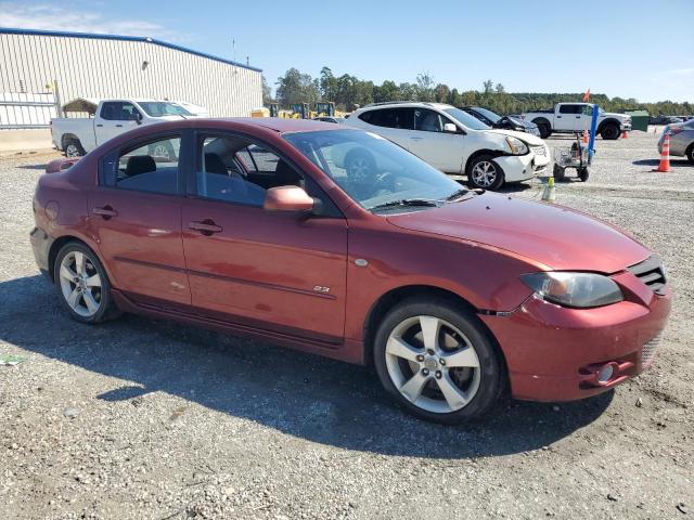 JM1BK323361476225 - 2006 MAZDA 3 S Бордовий фото 4