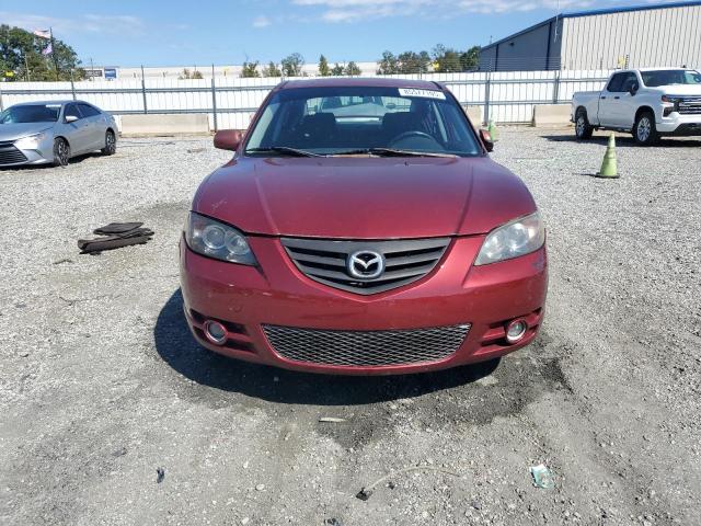 JM1BK323361476225 - 2006 MAZDA 3 S Бордовий фото 5