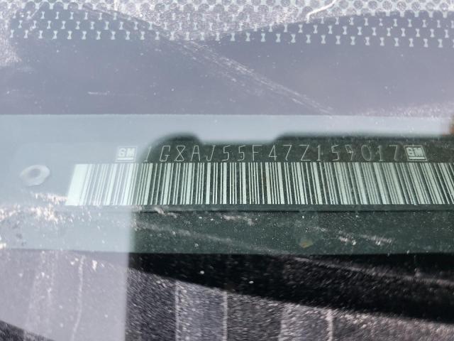 1G8AJ55F47Z159017 - 2007 SATURN ION LEVEL 2 GRAY photo 12