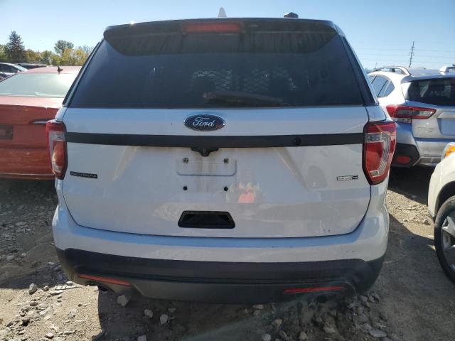 1FM5K8AR5HGD06539 - 2017 FORD EXPLORER POLICE INTERCEPTOR თეთრი ფოტო 6