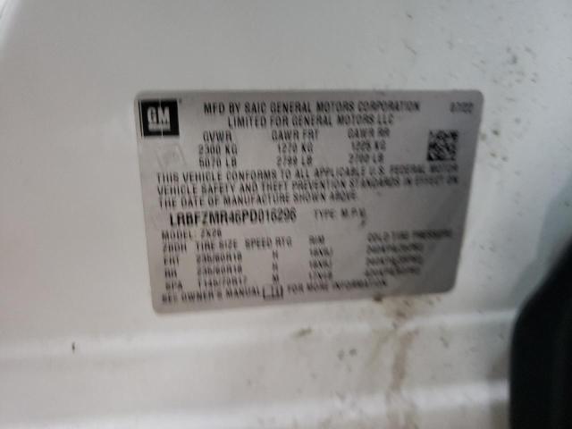 LRBFZMR46PD016296 - 2023 BUICK ENVISION PREFERRED თეთრი ფოტო 13