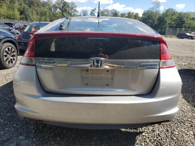 JHMZE2H76DS003032 - 2013 HONDA INSIGHT EX SILVER photo 6