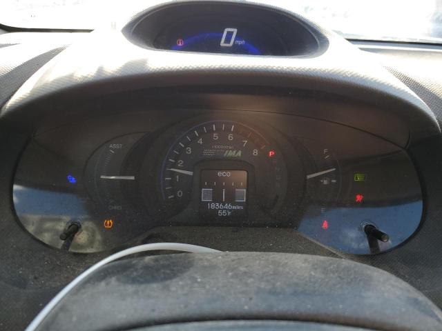 JHMZE2H76DS003032 - 2013 HONDA INSIGHT EX SILVER photo 9