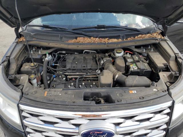 1FM5K7F82KGA69011 - 2019 FORD EXPLORER LIMITED Чорний фото 12