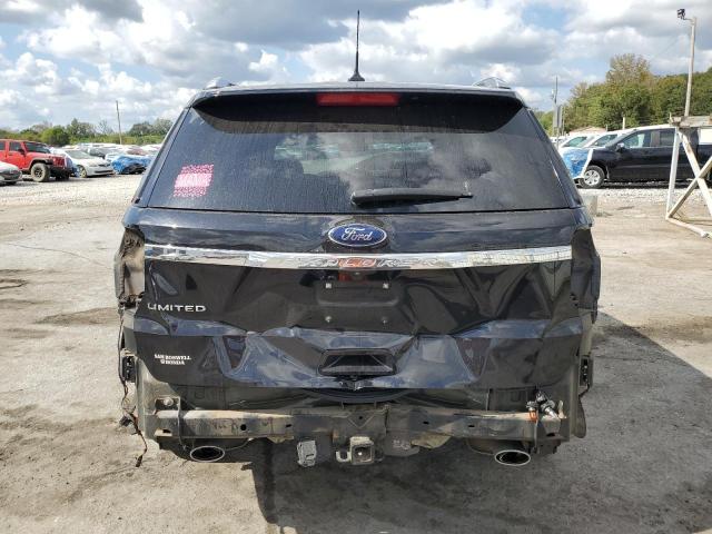 1FM5K7F82KGA69011 - 2019 FORD EXPLORER LIMITED Чорний фото 6