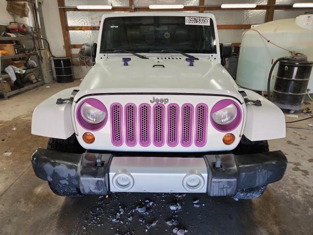 1J4BA5H19BL557873 - 2011 JEEP WRANGLER U SAHARA თეთრი ფოტო 5