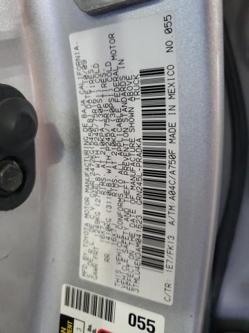 3TMLU4EN3AM041623 - 2010 TOYOTA TACOMA DOUBLE CAB SILVER photo 12