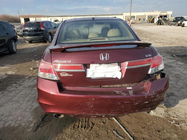 1HGCP3F88CA014719 - 2012 HONDA ACCORD EXL 勃艮第红 照片 6