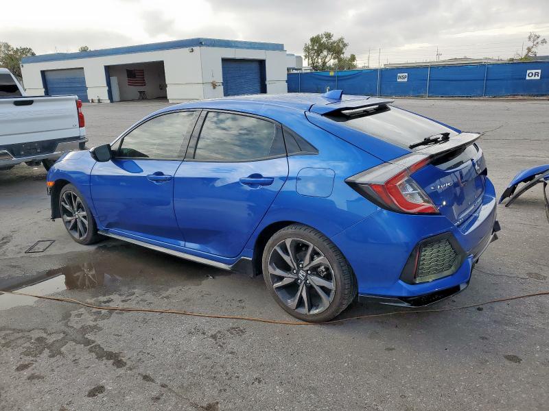 SHHFK7H95JU240727 - 2018 HONDA CIVIC SPORT TOURING BLUE photo 2