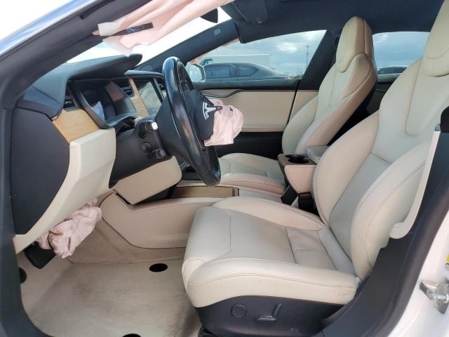 5YJSA1E20LF351485 - 2020 TESLA MODEL S WHITE photo 7