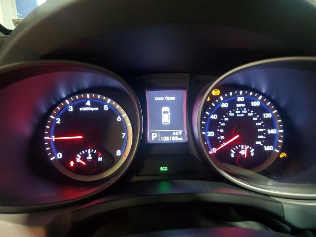 5XYZUDLB9DG061279 - 2013 HYUNDAI SANTA FE S SILVER photo 9