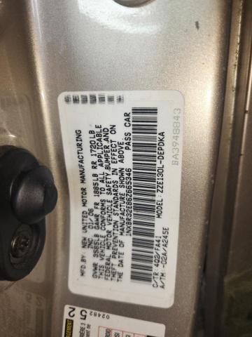 1NXBR32E86Z665346 - 2006 TOYOTA COROLLA CE 棕色 照片 12