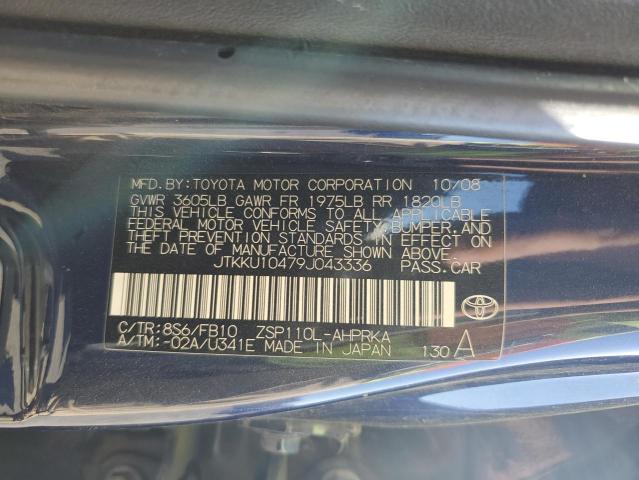 JTKKU10479J043336 - 2009 TOYOTA SCION XD Mavi foto 12