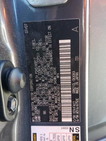 JTEZU14R678091812 - 2007 TOYOTA 4RUNNER SR5 Сұр фото 13