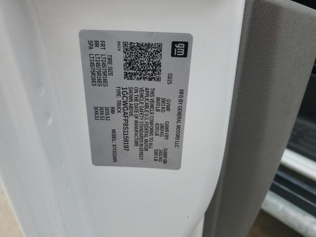 1GCWGAFP8S1159197 - 2025 CHEVROLET EXPRESS G2 白色 照片 13