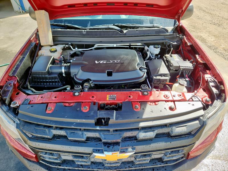 1GCGSBEN6M1276286 - 2021 CHEVROLET COLORADO 栗色 照片 11