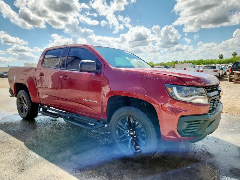 1GCGSBEN6M1276286 - 2021 CHEVROLET COLORADO 栗色 照片 4