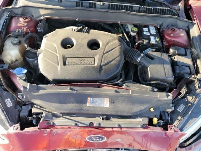 3FA6P0K99FR253043 - 2015 FORD FUSION TITANIUM RED photo 11