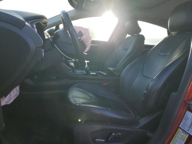 3FA6P0K99FR253043 - 2015 FORD FUSION TITANIUM RED photo 7