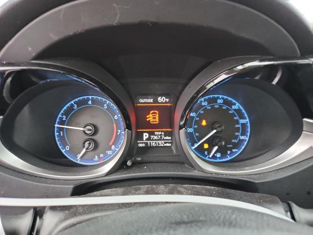 2T1BURHE1GC737757 - 2016 TOYOTA COROLLA L SILVER photo 9