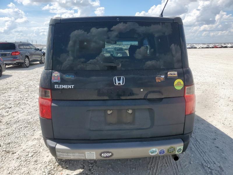 5J6YH18378L002770 - 2008 HONDA ELEMENT LX BLACK photo 6