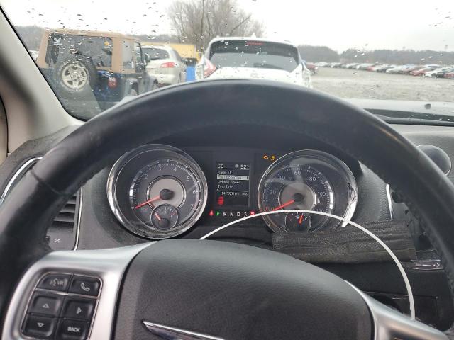 2C4RC1CG0CR133137 - 2012 CHRYSLER TOWN & COU TOURING L BLACK photo 9