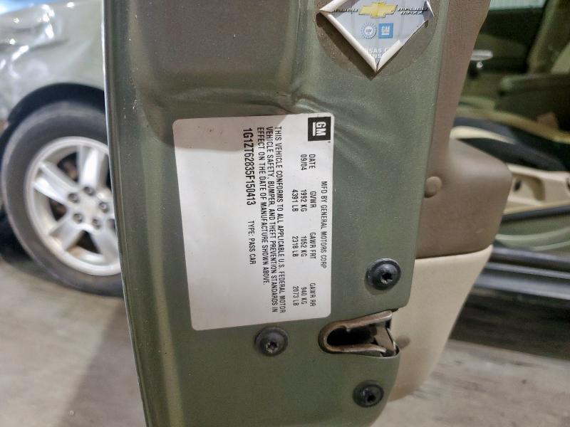 1G1ZT62835F150413 - 2005 CHEVROLET MALIBU MAXX LS Жасыл фото 12