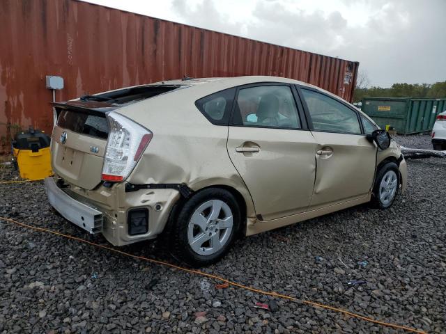 JTDKN3DUXA0093216 - 2010 TOYOTA PRIUS GOLD photo 3