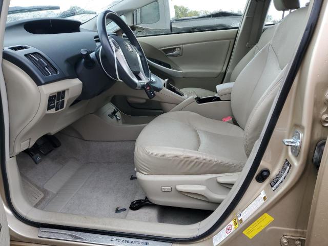 JTDKN3DUXA0093216 - 2010 TOYOTA PRIUS GOLD photo 7