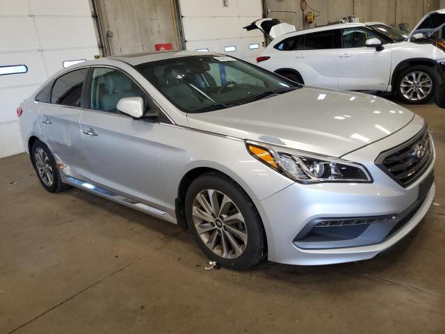 5NPE34AF5HH473141 - 2017 HYUNDAI SONATA SPORT SILVER photo 4