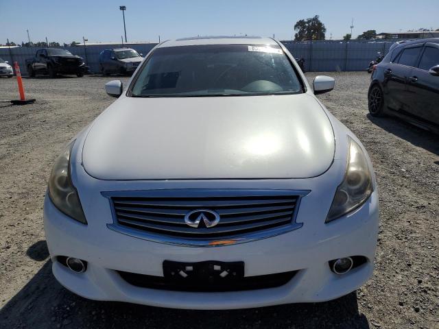 JN1CV6AP0DM717075 - 2013 INFINITI G37 BASE WHITE photo 5