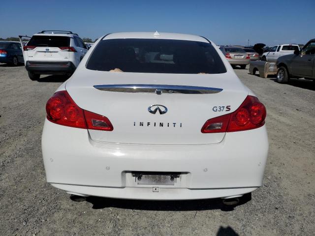 JN1CV6AP0DM717075 - 2013 INFINITI G37 BASE WHITE photo 6
