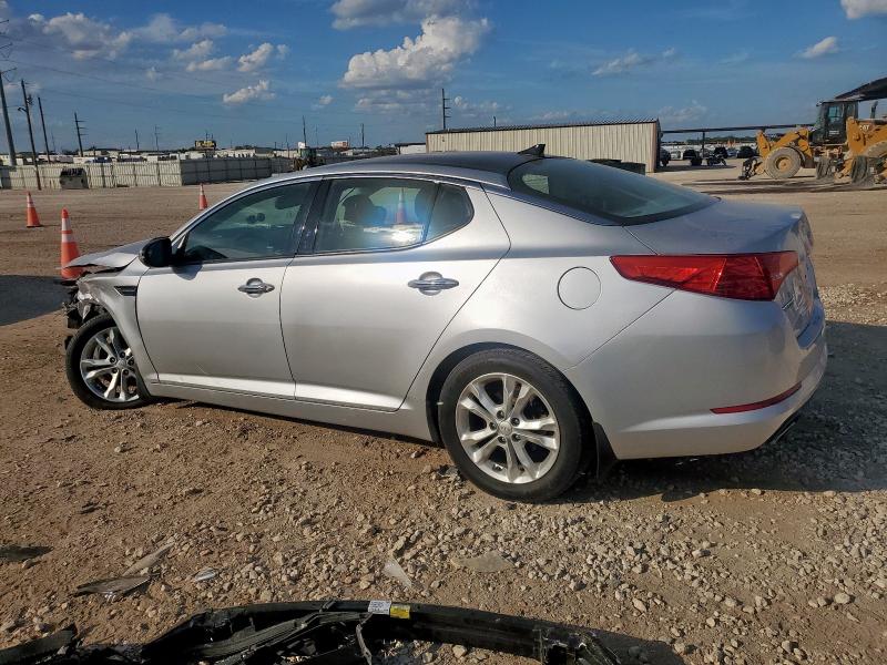 5XXGN4A74DG107205 - 2013 KIA OPTIMA EX ვერცხლისფერი ფოტო 2