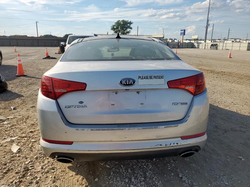 5XXGN4A74DG107205 - 2013 KIA OPTIMA EX ვერცხლისფერი ფოტო 6