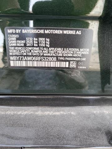 WBY73AW06RFS32808 - 2024 BMW I4 EDRIVE 40 GREEN photo 12