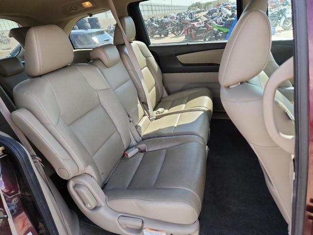 5FNRL5H60FB060780 - 2015 HONDA ODYSSEY EXL BURGUNDY photo 11