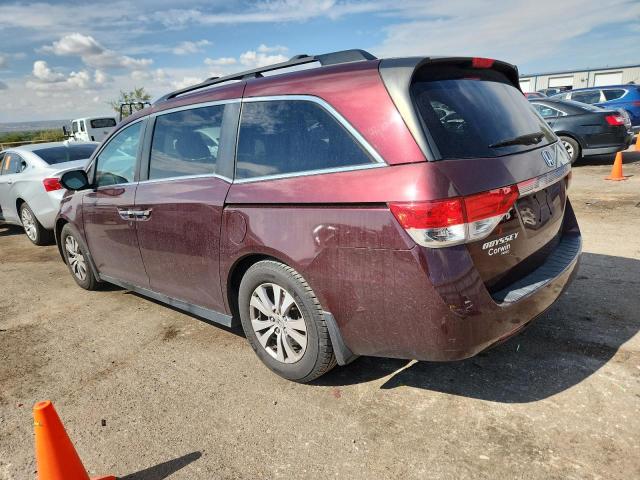 5FNRL5H60FB060780 - 2015 HONDA ODYSSEY EXL BURGUNDY photo 2