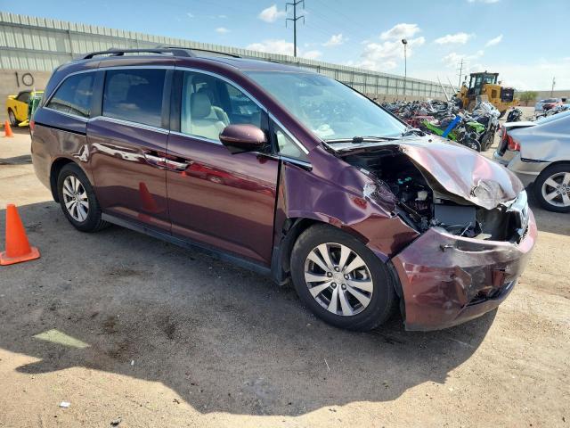 5FNRL5H60FB060780 - 2015 HONDA ODYSSEY EXL BURGUNDY photo 4