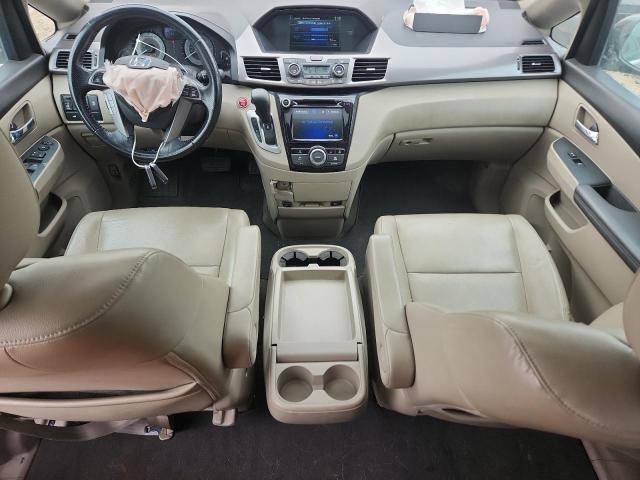 5FNRL5H60FB060780 - 2015 HONDA ODYSSEY EXL BURGUNDY photo 8