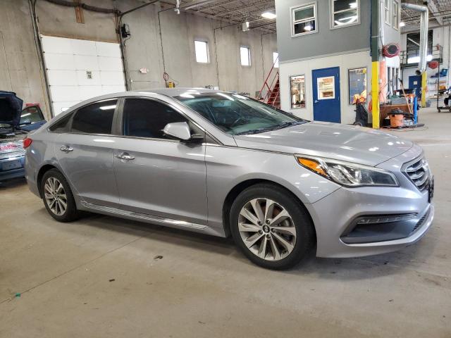 5NPE34AF2FH242890 - 2015 HYUNDAI SONATA SPORT GRAY photo 4