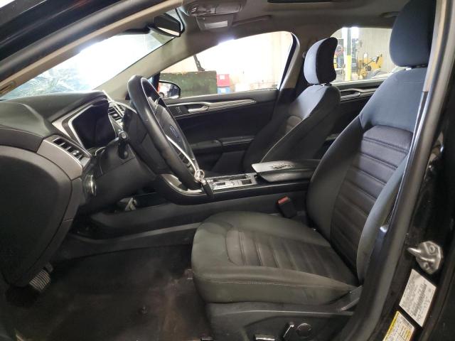3FA6P0T92KR270842 - 2019 FORD FUSION SE BLACK photo 7