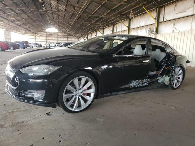 5YJSA1H1XEFP51172 - 2014 TESLA MODEL S BLACK photo 1