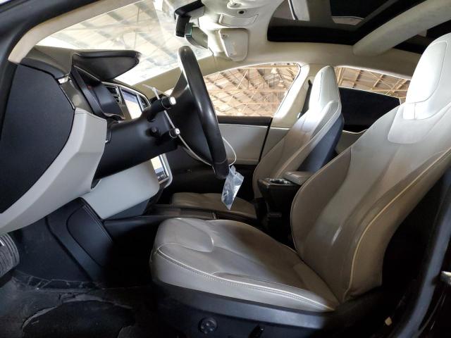 5YJSA1H1XEFP51172 - 2014 TESLA MODEL S BLACK photo 7