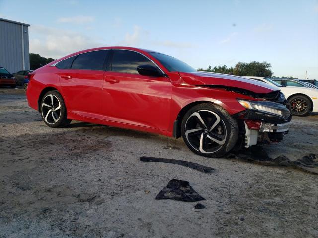 1HGCV2F3XMA028885 - 2021 HONDA ACCORD SPORT RED photo 4