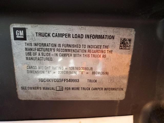 1GC4KYCG5FF549993 - 2015 CHEVROLET SILVERADO K3500 წითელი ფოტო 12